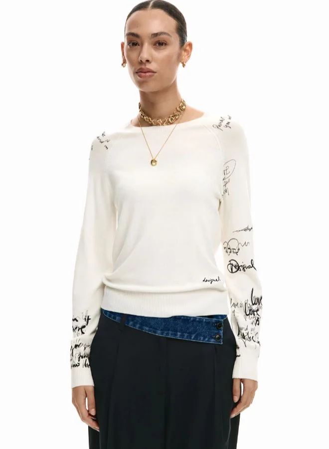 Jersey sleeves lettering